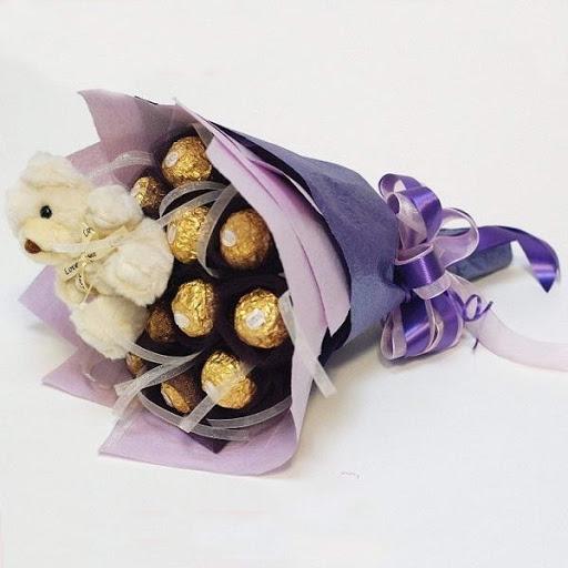 Ferrero Bouquet with A FREE Teddy product1137